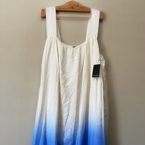New Eloquii Blue And White Dress